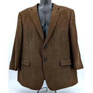 Andrew Fezza Sports Jacket 48 Short  51711 Baxter Signature Collect Faux Suede